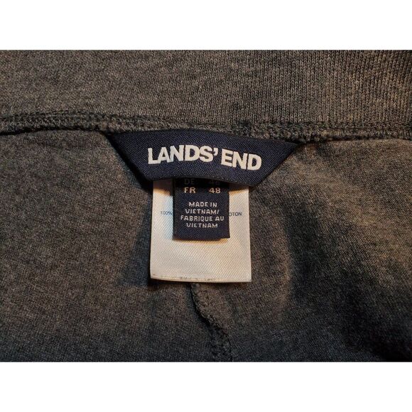 Lands End 100% Cotton Dark Gray Skort Size 16. Length 16" - Picture 3 of 6
